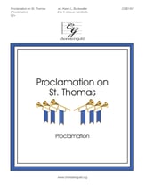 Proclamation on St. Thomas Handbell sheet music cover